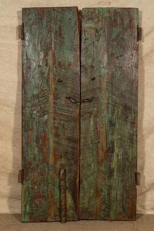 Biscottini Porta portone in legno massello e ferro da interno o da esterno vecchia e antica medievale scorrevole