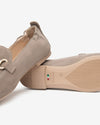 Nero Giardini mocassini donna in suede col. creta E512620D451