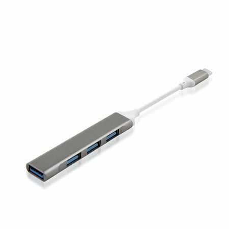 Adattatore HUB REVERSE 4xUSB +Type C nero