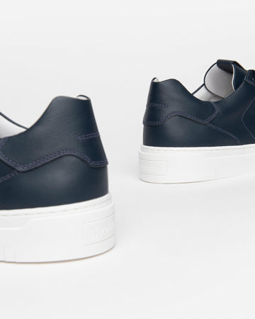 Nero Giardini sneakers uomo in pelle blu E400240U207