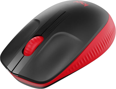mouse  ottico wireless logitech rosso