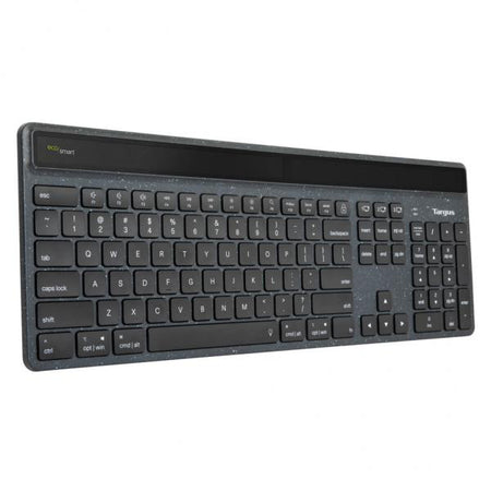 Targus Sustainable Energy Harvesting EcoSmart tastiera Universale Bluetooth QWERTY Nordic Nero (Targus EcoSmart - tastatur - b?redygti)