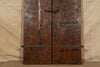 Biscottini Porta portone in legno massello e ferro da interno o da esterno vecchia e antica medievale scorrevole