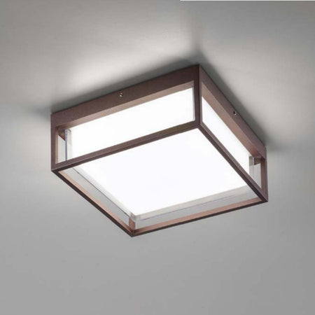 Plafoniera esterno Gea Led GES2092 LED IP65 classico alluminio soffitto parete