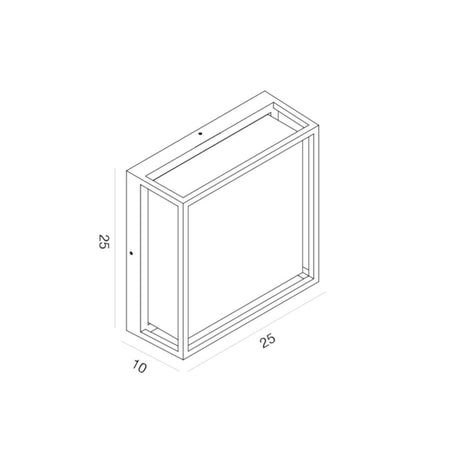 Plafoniera esterno Gea Led GES2092 LED IP65 classico alluminio soffitto parete