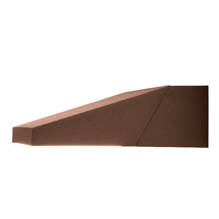 Applique led esterno Promoingross BOB A17 RU IP65 3000K 1400LM lampada parete orientabile alluminio classico ruggine