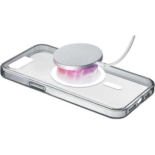 cover iphone 16E trasparente magsafe rigida con bordi in gomma per un’elevata protezione dello smartphone.