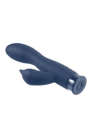 Vibratore Rabbit Dark Falls 16,5 cm blu 10 funzioni soft touch USB waterproof