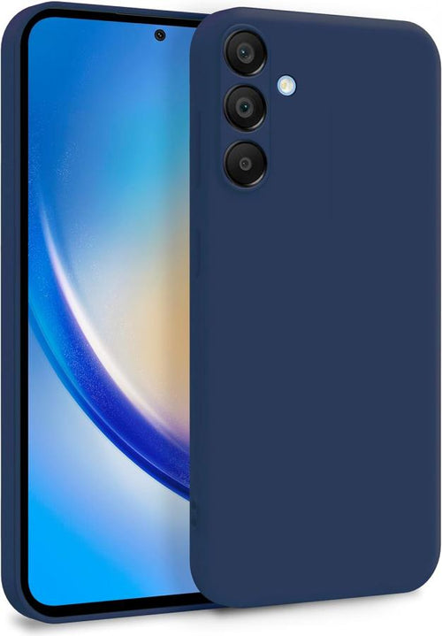 cover in silicone per samsung a36 blu