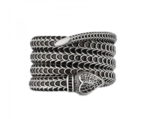 Gucci - Anello Collezione Garden a Serpente in Argento