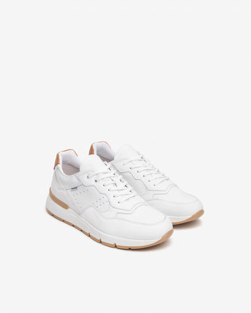 Nero Giardini sneakers uomo in pelle bianco E500641U707