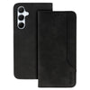 custodia a libro sansung a55 con porta carte di credito chiusura magnetica nera