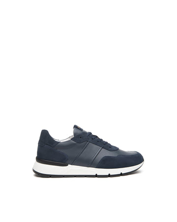 Nero Giardini sneakers uomo in pelle e camoscio col. incanto E500662U207