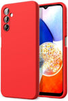 cover in silicone per samsung a36 rossa