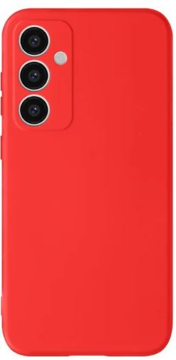 cover in silicone per samsung a56 rossa