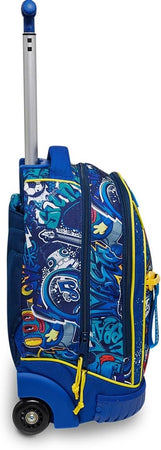 Mitama Star Zaino Con Ruote Trolley Ragazzo Bambina Scuola Elementare