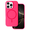 cover silicone iphone 15 pro max rosa compatibile magsafe