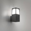 Applique moderno Gea Led GES2030 E27 LED IP44 alluminio policarbonato lampada parete