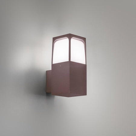 Applique classico Gea Led GES2020 E27 LED IP44 alluminio policarbonato lampada parete