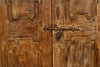 Biscottini Porta portone in legno massello e ferro da interno o da esterno vecchia e antica medievale scorrevole