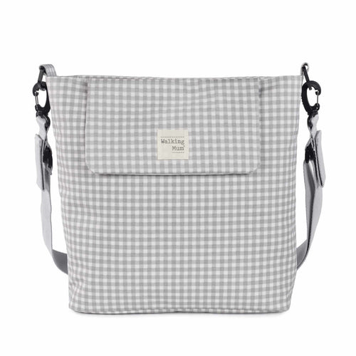 Borsa fasciatoio Pasito a Pasito Walking Mum I Love Vichy Grigio
