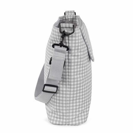 Borsa fasciatoio Pasito a Pasito Walking Mum I Love Vichy Grigio