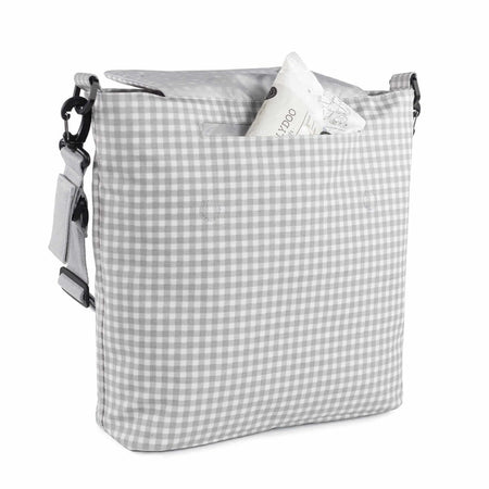 Borsa fasciatoio Pasito a Pasito Walking Mum I Love Vichy Grigio