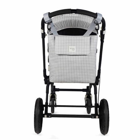 Borsa fasciatoio Pasito a Pasito Walking Mum I Love Vichy Grigio