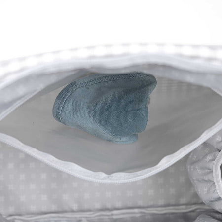 Borsa fasciatoio Pasito a Pasito Walking Mum I Love Vichy Grigio