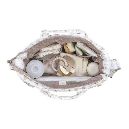 Borsa Cambio Pasito a Pasito Walking Mum Botton Flowers