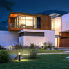 Lampioncino moderno Gea Led GES2031 E27 LED IP44 alluminio policarbonato bollard