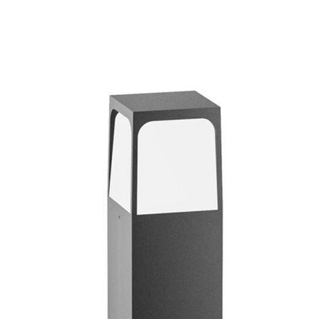 Lampioncino moderno Gea Led GES2031 E27 LED IP44 alluminio policarbonato bollard