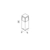 Lampioncino classico Gea Led GES2021 E27 LED IP44 alluminio policarbonato bollard