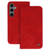 custodia a libro sansung a16 con porta carte di credito chiusura magnetica rossa
