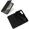 custodia a libro sansung a16 con porta carte di credito chiusura magnetica nera
