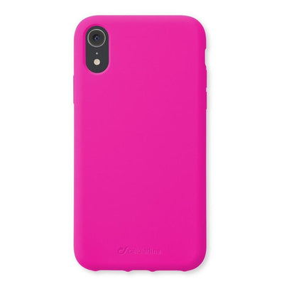 cover soft touch iphone xr metal fucsia