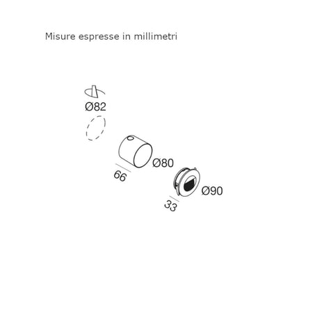 Segnapasso incasso Gea Led GES2112 LED IP65 classico faretto