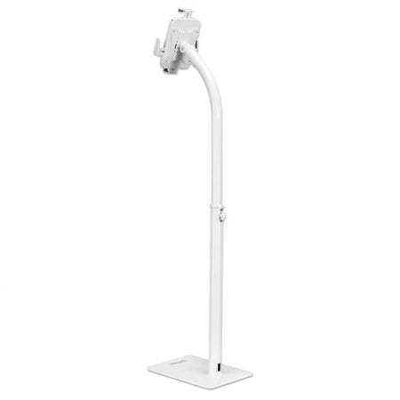 Manhattan 406345 supporto per personal communication Tablet/UMPC Bianco (FLOOR KIOSK STAND TABLET/IPAD - -ROTATE TILT LOCKABLE WHITE)