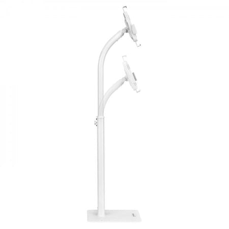 Manhattan 406345 supporto per personal communication Tablet/UMPC Bianco (FLOOR KIOSK STAND TABLET/IPAD - -ROTATE TILT LOCKABLE WHITE)