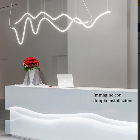 Neon flessibile Gea Led NEON FLEX 360 GST201C LED 2909LM 2.5MT IP66 3000K 24V striscia tubolare soffitto parete driver remoto