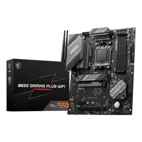 MSI MB AMD B650, B650 GAMING PLUS WIFI, AM5, 4DDR5, 2 PCI-E, 2 M.2, HDMI/DP, ATX
