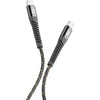 cavo usb kevlar 100 cm usbc / usbc nero