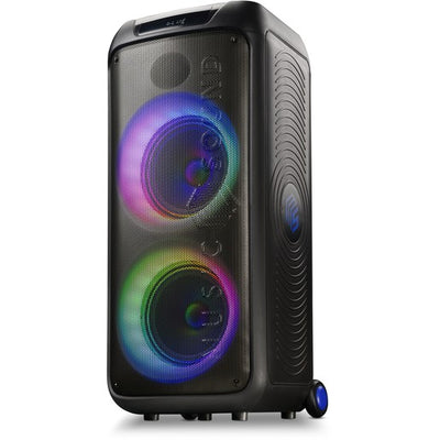 SOUND BOX - Cassa Speaker TWS Bluetooth con 100 WATT di Potenza – Wireless - Luci RGB - 5 Ore di Play Time – Telecomando per Ges