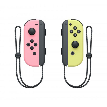 Set 2 Controller Joy-Con Colore Rosa Pastello e Giallo Pastello