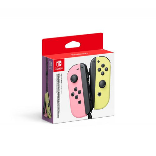 Set 2 Controller Joy-Con Colore Rosa Pastello e Giallo Pastello
