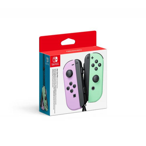 Set 2 Controller Joy-Con Colore Viola Pastello e Verde Pastello