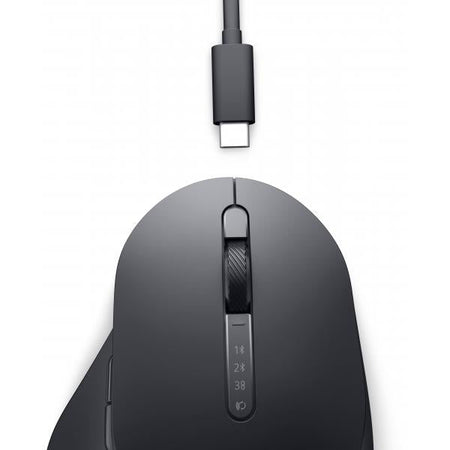 DELL Mouse Pro Premium - MS900 (Dell Premier MS900 - Mouse - 7 buttons - wireless - 2.4 GHz, Bluetooth 5.1 - USB wireless receiver - graphite - with 3 years NBD Advance Exchange)