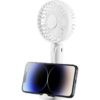 mini ventilatore (9,5x20cm) Breezy Bianco ricaricabile