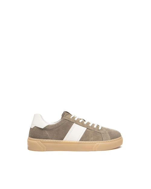 Nero Giardini sneakers uomo in camoscio col. argilla E500694U501