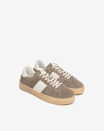 Nero Giardini sneakers uomo in camoscio col. argilla E500694U501